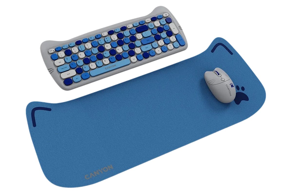Canyon Wireless Keyboards & Mouse Combo HSET-W6 Kitty Edition | Blue-2