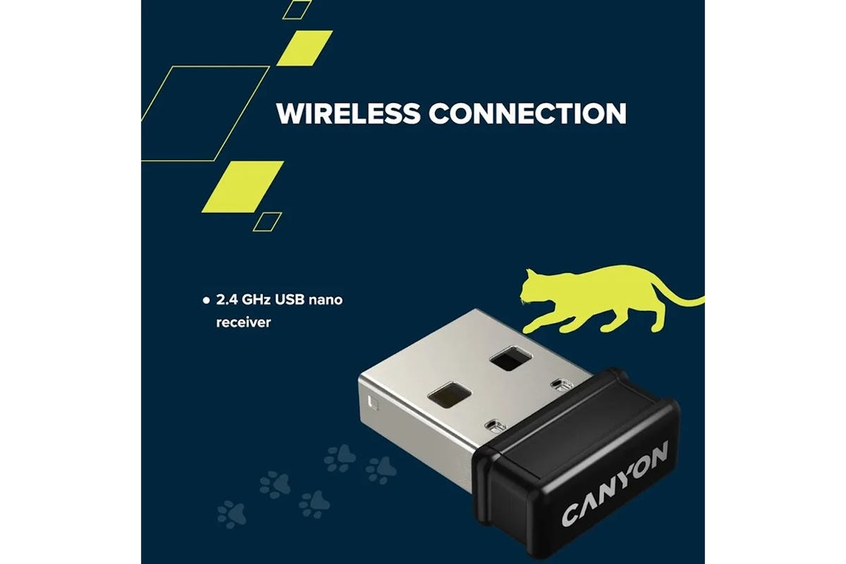 Canyon Wireless Keyboards & Mouse Combo HSET-W6 Kitty Edition | Blue-9