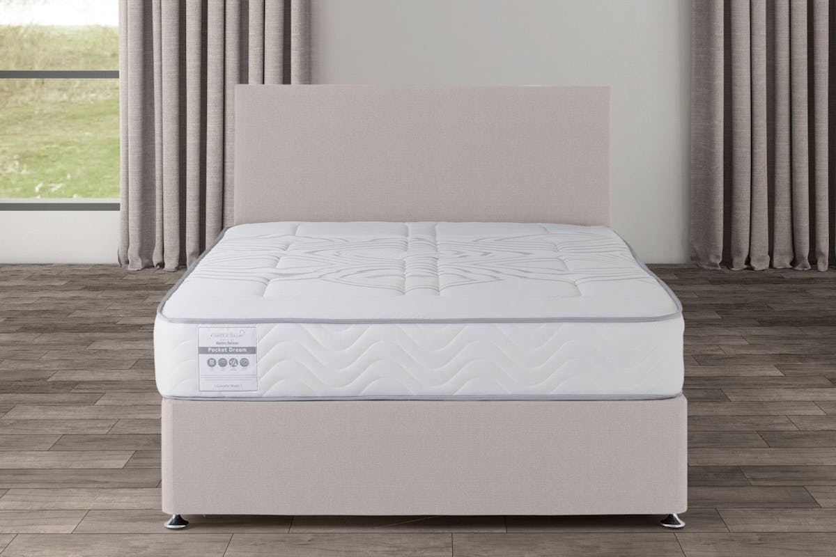 Castlebeds | Pocket Dream Bed Bundle | Single | 3ft | Colour Options