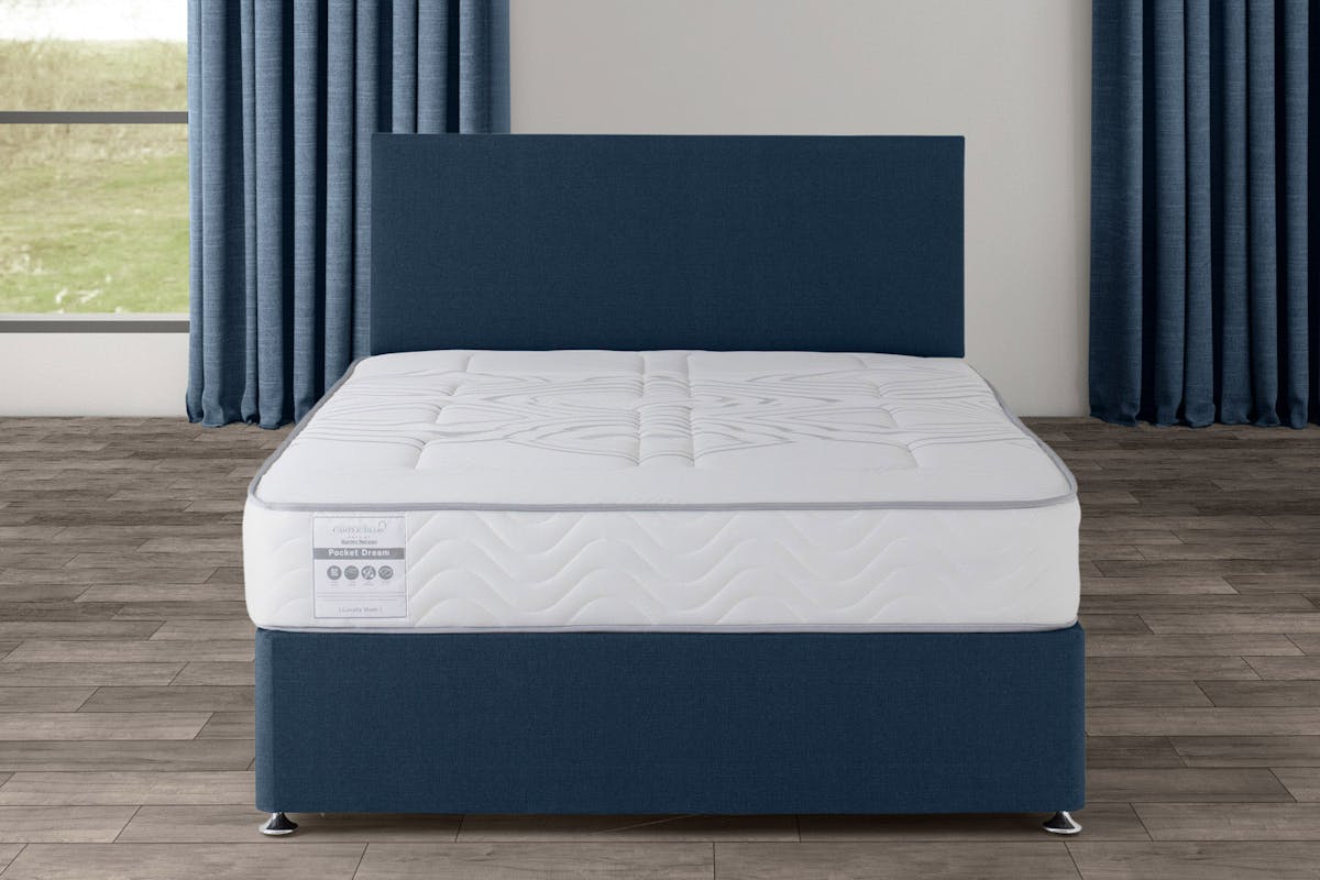Castlebeds | Pocket Dream Bed Bundle | Double | 4ft6 | Colour Options-4