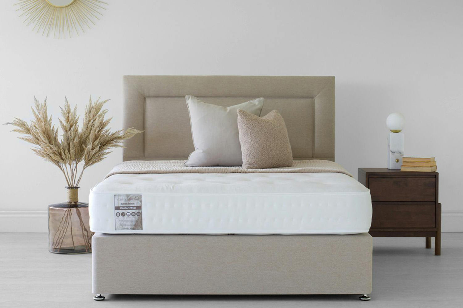 Castlebeds | Comfort Wool Mattress | Small Double | 4ft-2