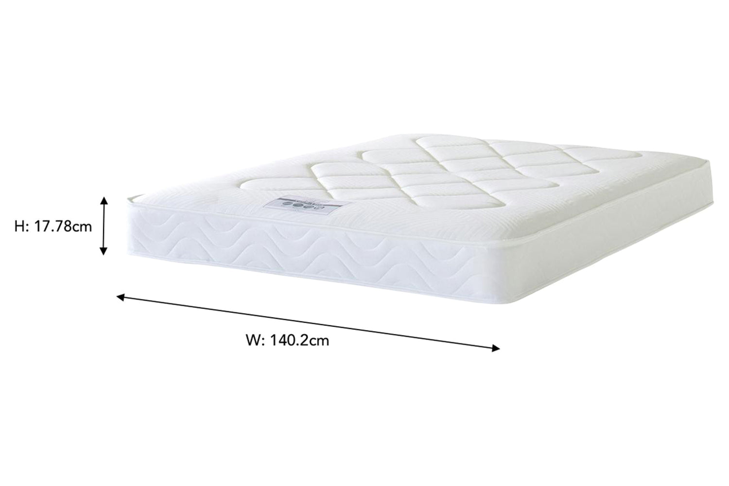 Castlebeds | Comfort Plus Mattress | Double | 4ft6-6