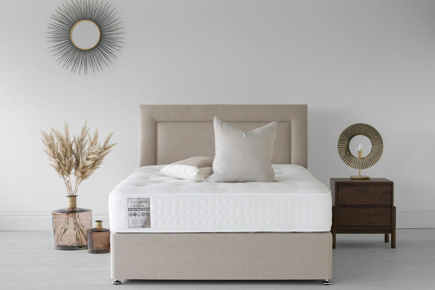 Castlebeds | Comfort Wool Deluxe Mattress | Super King | 6ft-2