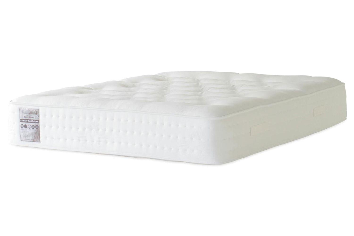 Castlebeds | Comfort Wool Deluxe Mattress | Super King | 6ft-3
