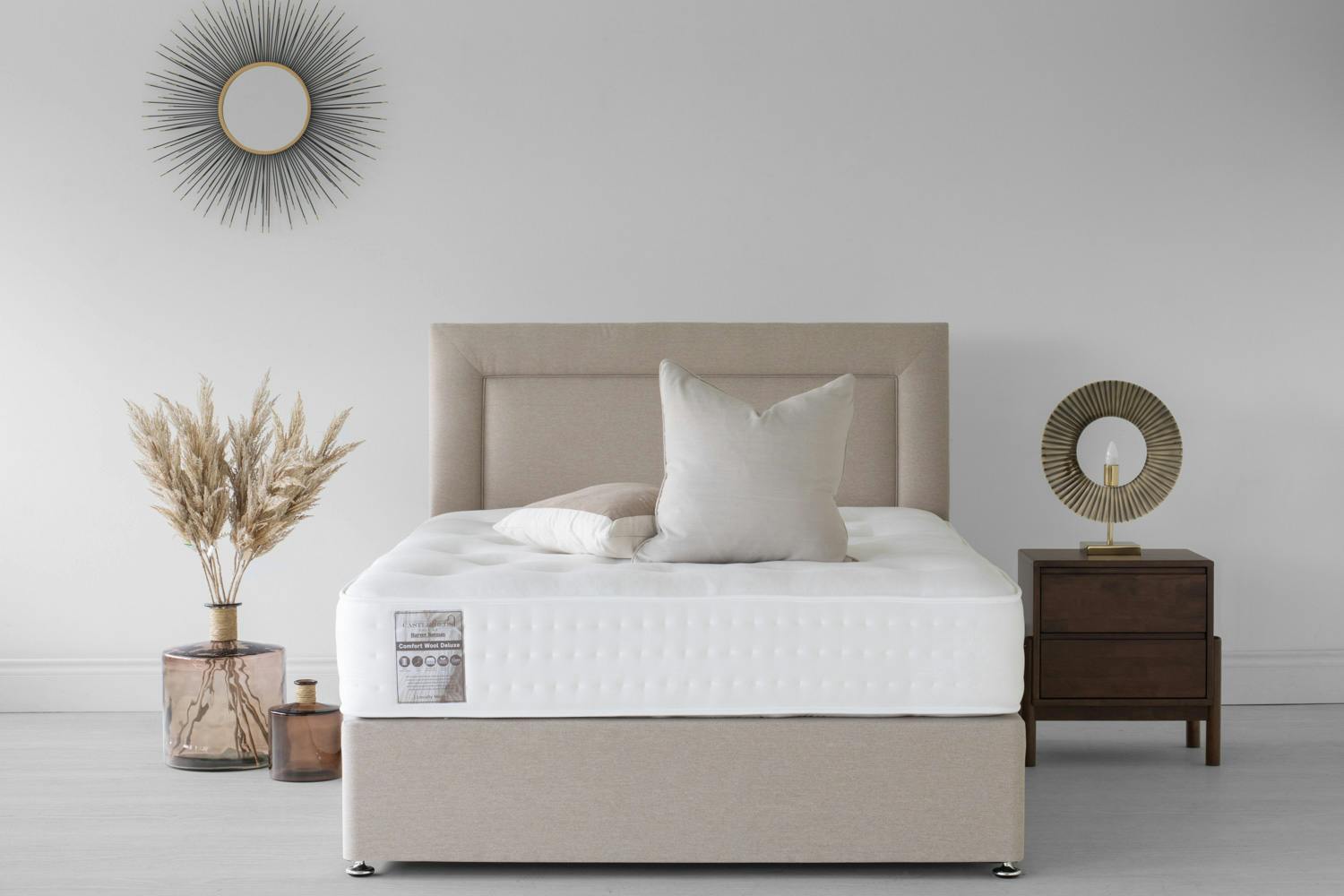 Castlebeds | Comfort Wool Deluxe Mattress | Single | 3ft-2