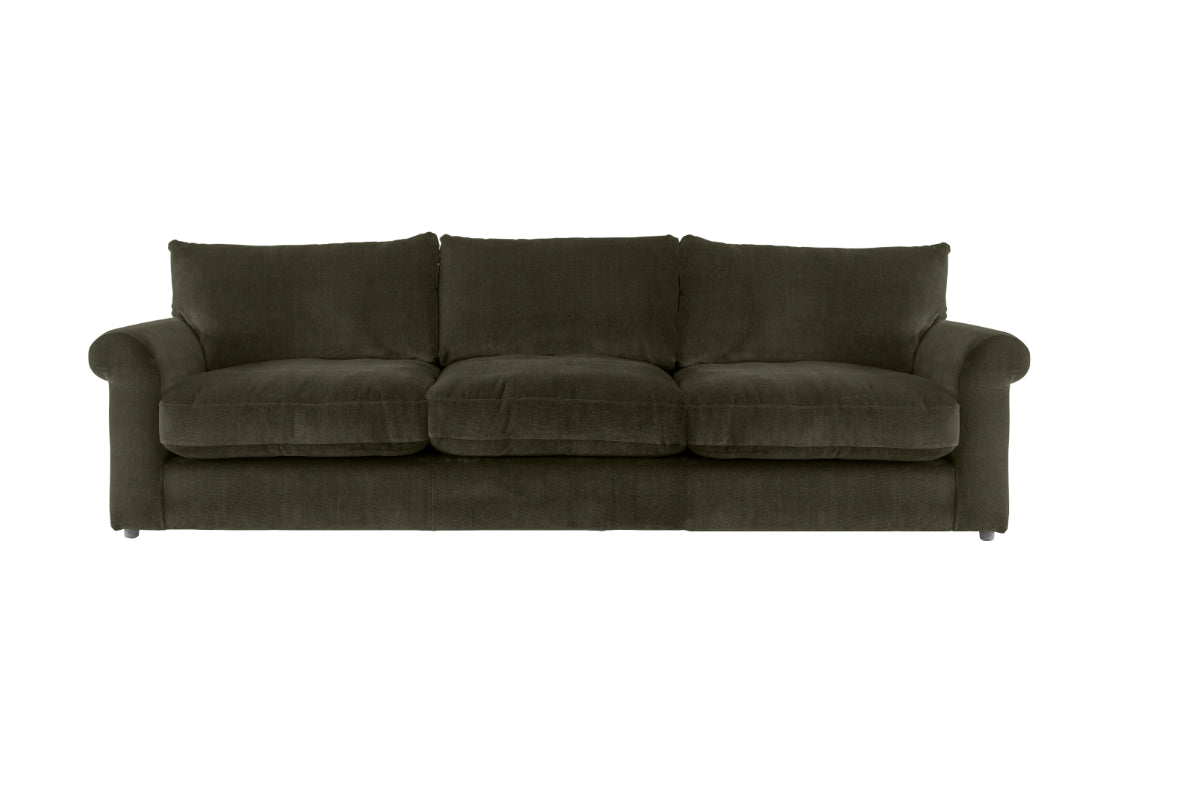 Corah 3 Seater Sofa | Fabric | Green