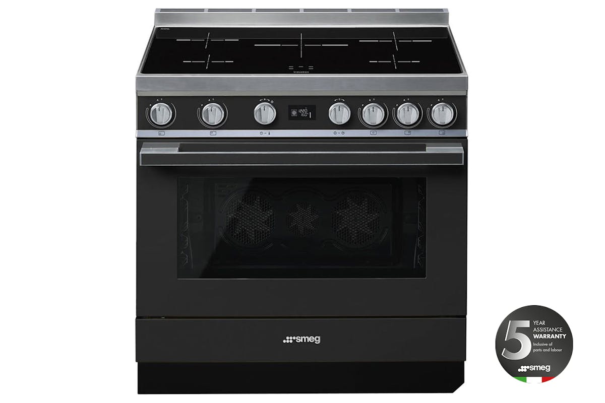 Smeg 90cm Portofino Aesthetic Electric Induction Cooker | CPF9IPAN | Anthracite