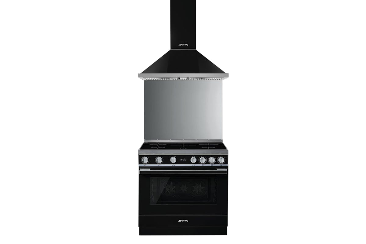 Smeg 90cm Portofino Aesthetic Electric Induction Cooker | CPF9IPBL | Black-2