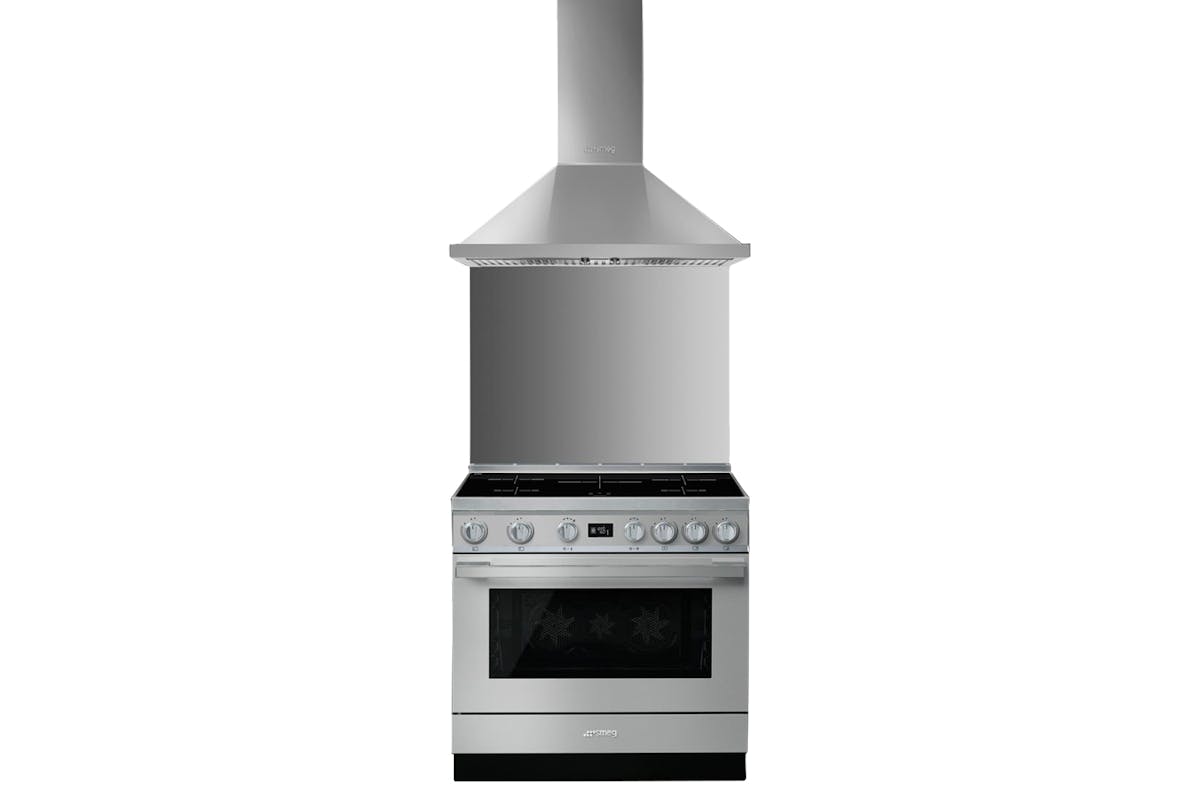 Smeg 90cm Portofino Aesthetic Electric Induction Cooker | CPF9IPX | Steel-3