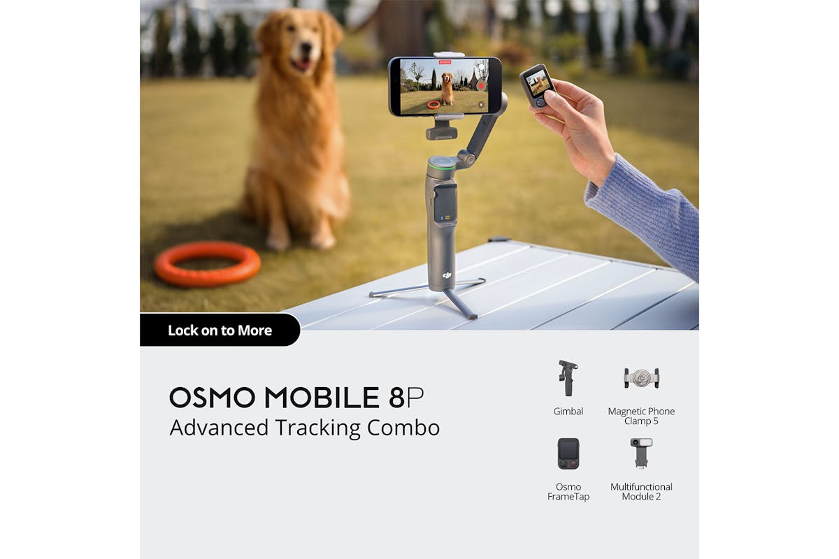 DJI Osmo Mobile 8P Gimbal Advanced Tracking Combo-7