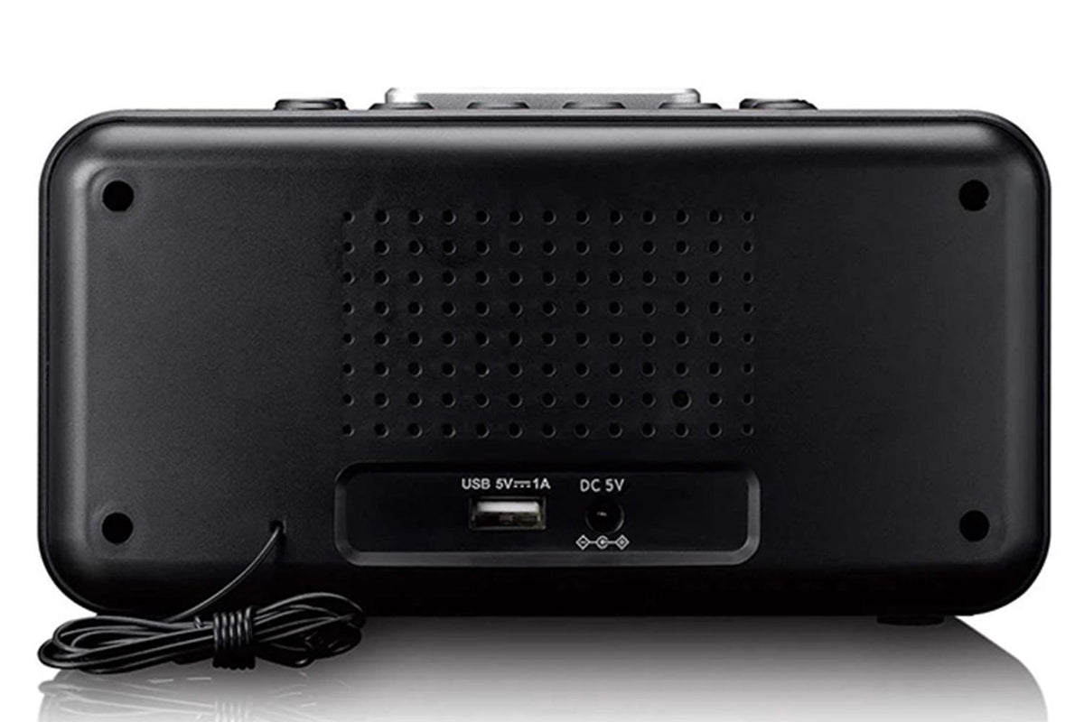 Lenco CR-28BK Clock Radio | LED Display | Night Light | Black-3