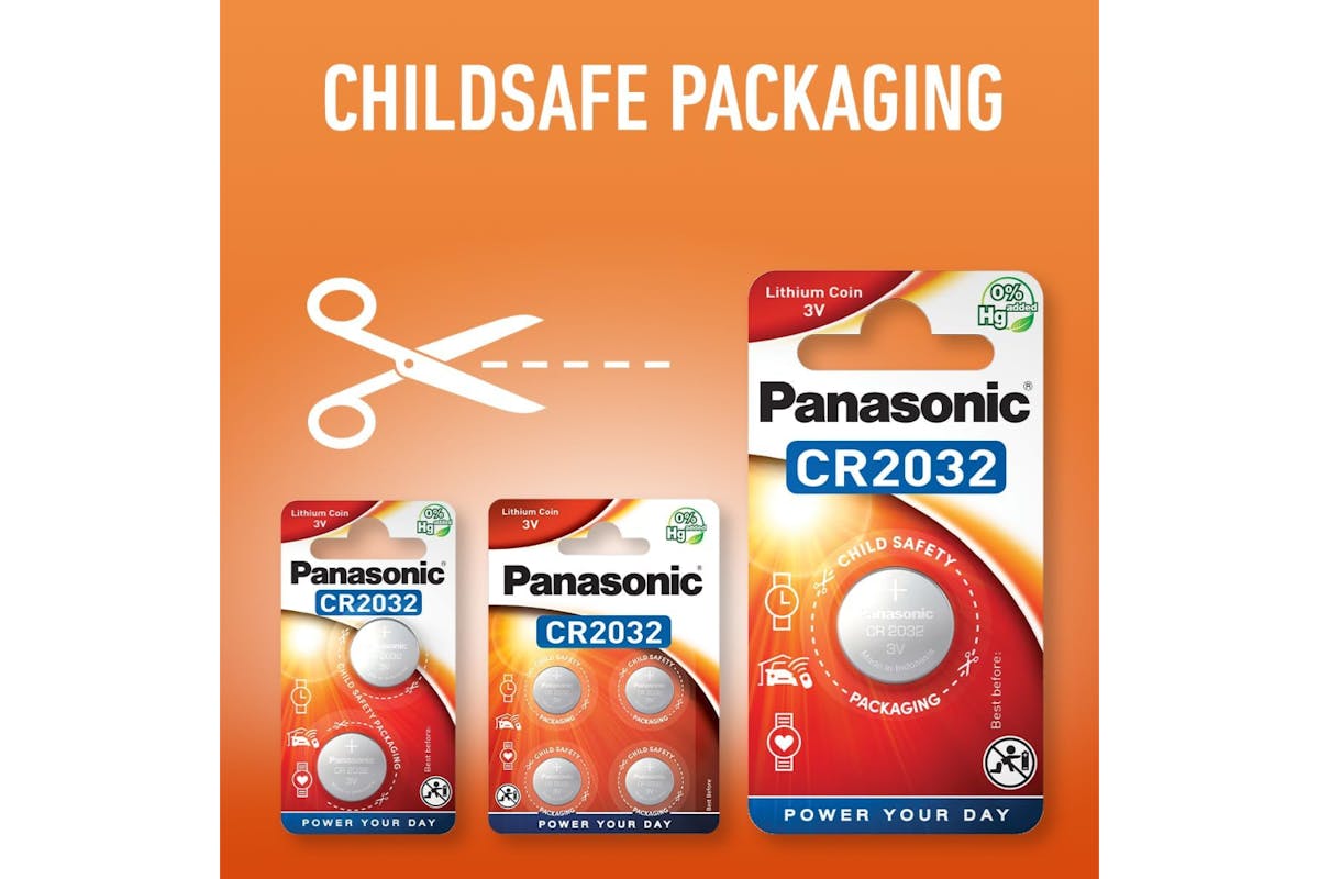 Panasonic CR2032 3V Lithium 3 Volt Battery | 6 Pack-14
