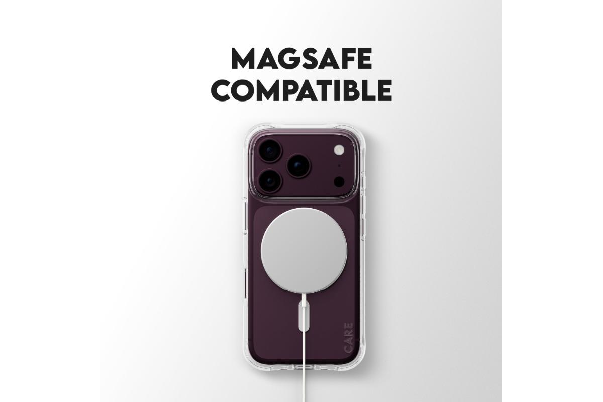 PanzerGlass Care iPhone 18 Pro/17 Pro Magsafe Samba Case | Transparent/ White-4