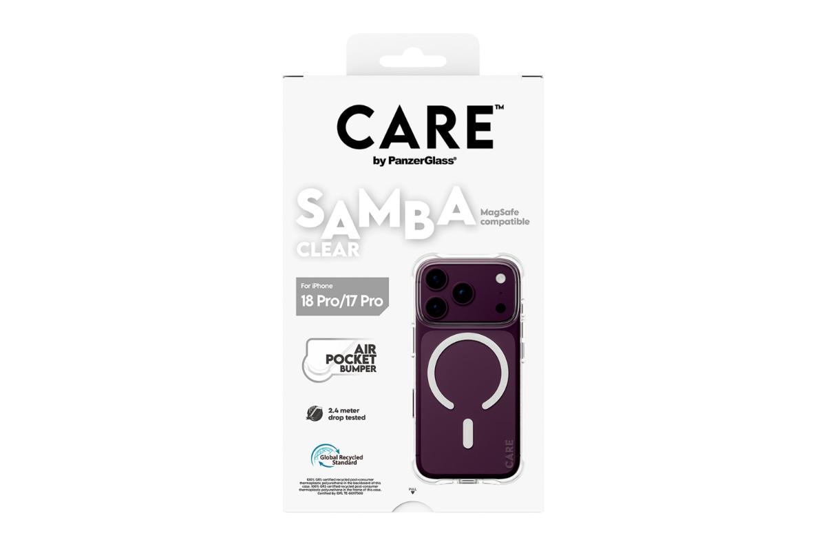 PanzerGlass Care iPhone 18 Pro/17 Pro Magsafe Samba Case | Transparent/ White-12