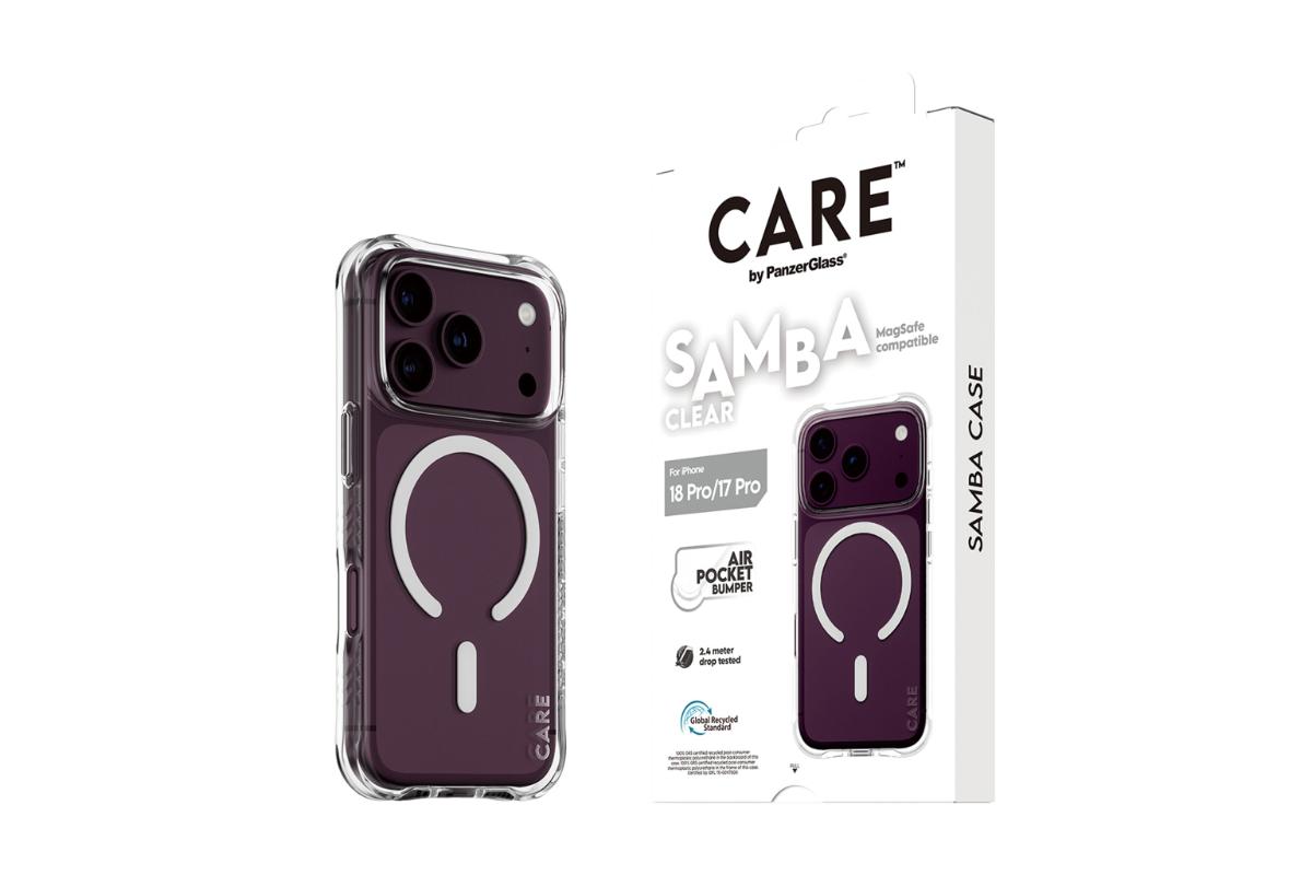 PanzerGlass Care iPhone 18 Pro/17 Pro Magsafe Samba Case | Transparent/ White-10