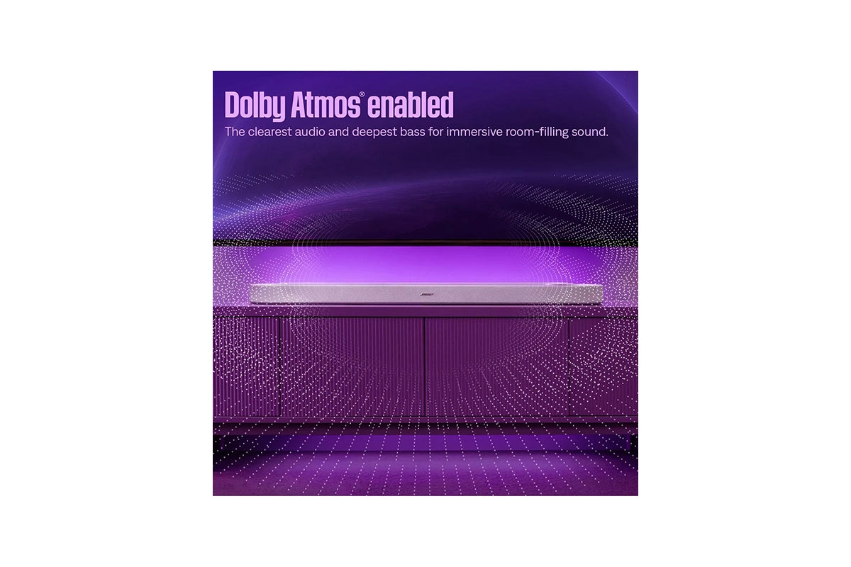 Bose Lifestyle Wireless Dolby Atmos Ultra Soundbar with Voice Recognition | White-6