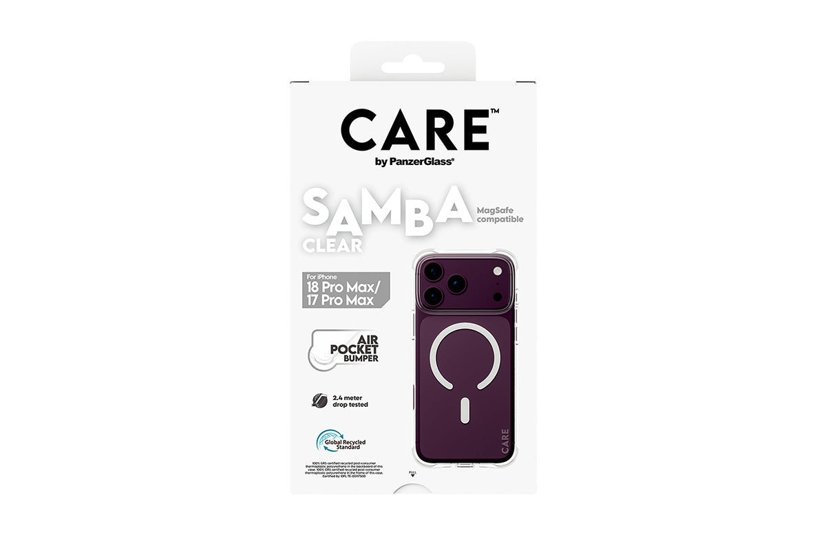 PanzerGlass CARE Samba 17/18 Pro Max MagSafe Case | Transparent-3