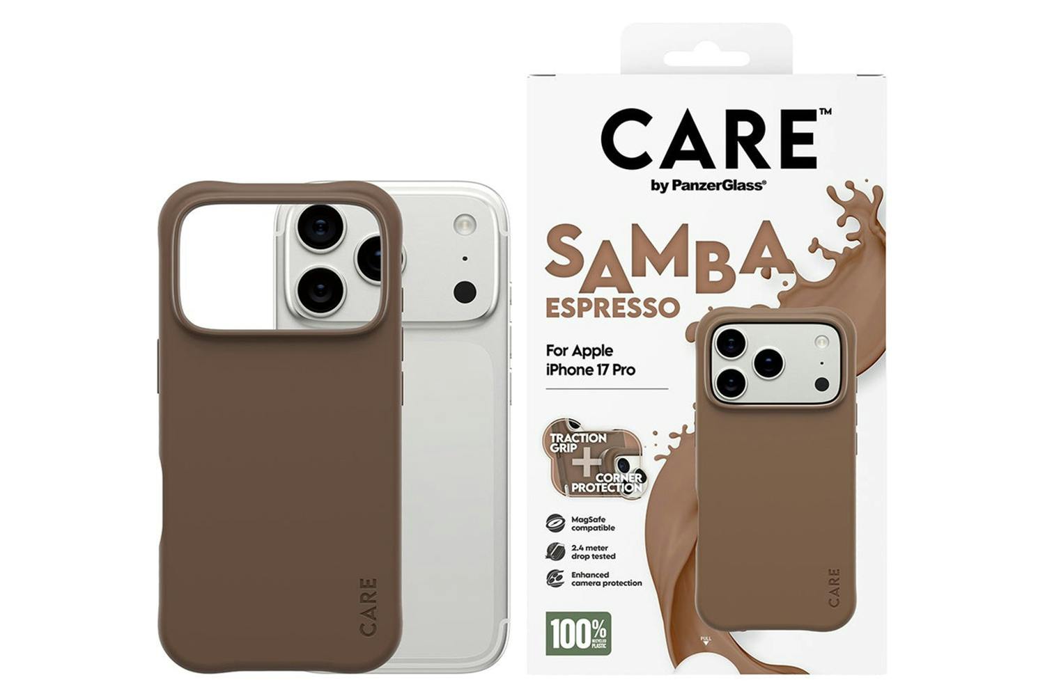 PanzerGlass MagSafe iPhone 17 Pro Max Case | Samba Espresso-5