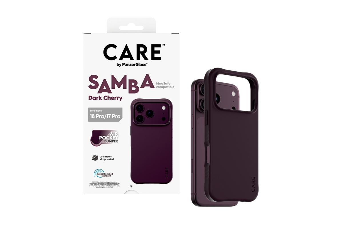 PanzerGlass Care iPhone 18 Pro/17 Pro Magsafe Samba Case | Dark Cherry-8