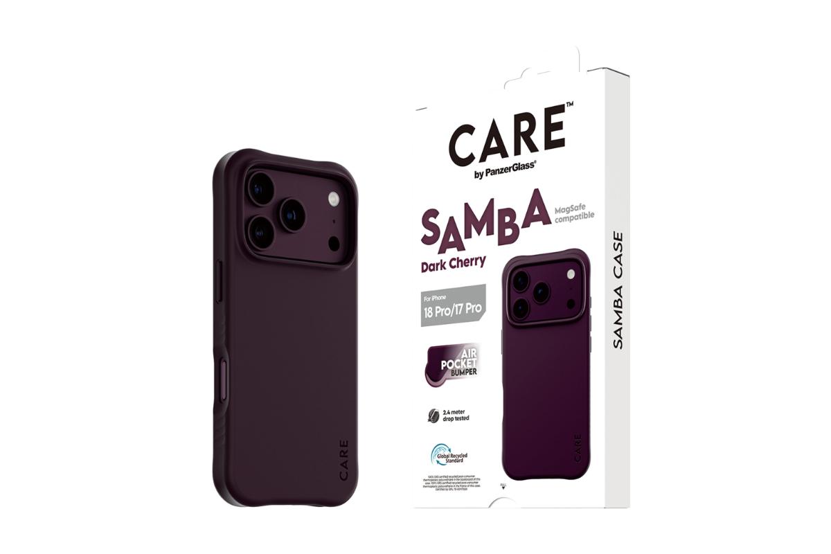 PanzerGlass Care iPhone 18 Pro/17 Pro Magsafe Samba Case | Dark Cherry-7