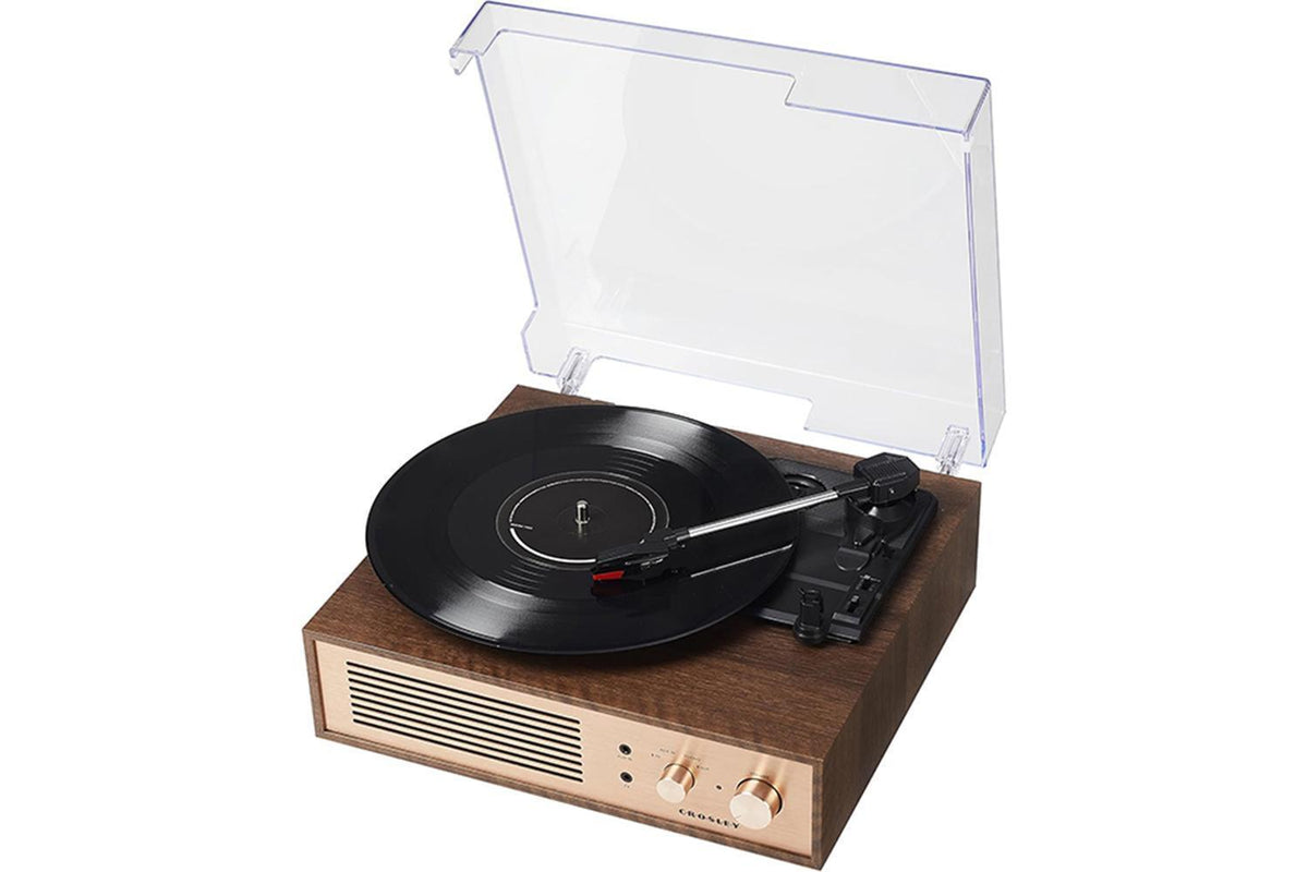 Crosley Miles Record Player Turntable | Bluetooth In Out | Walnut-3
