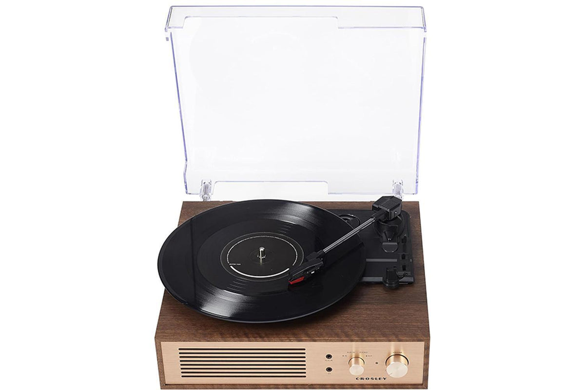 Crosley Miles Record Player Turntable | Bluetooth In Out | Walnut-4