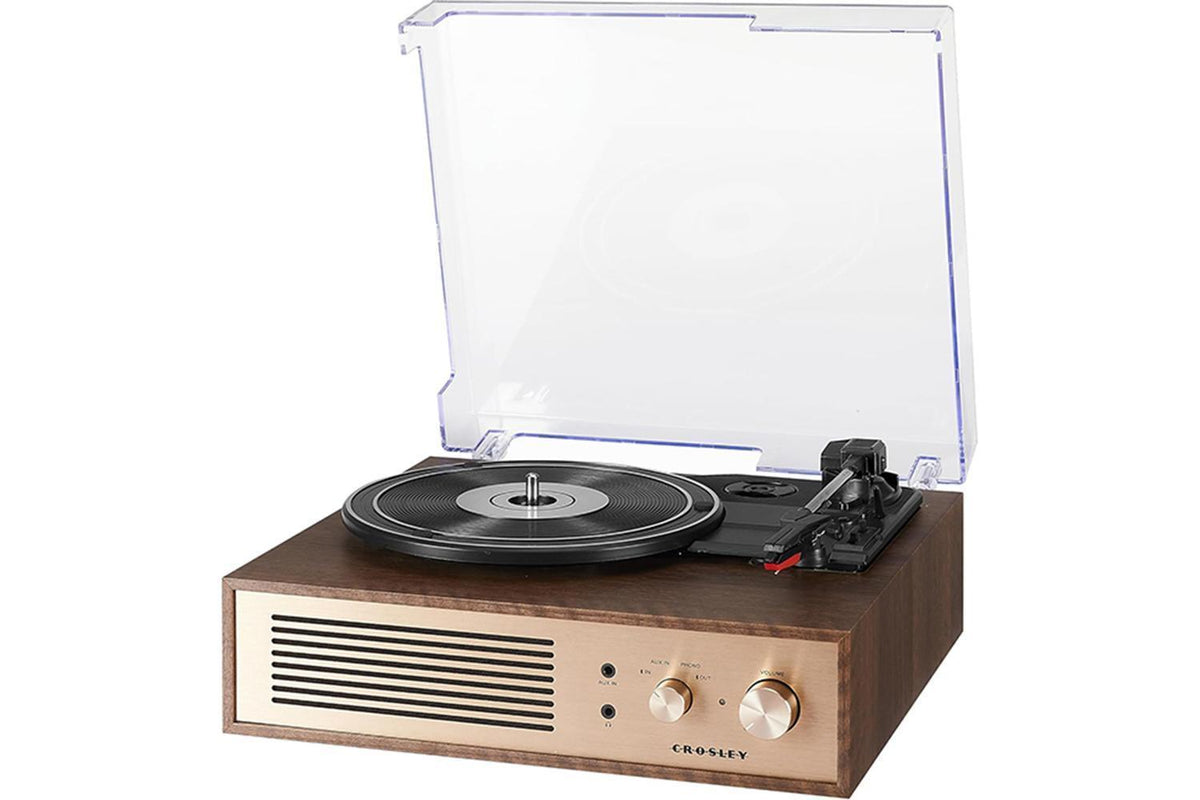 Crosley Miles Record Player Turntable | Bluetooth In Out | Walnut-5