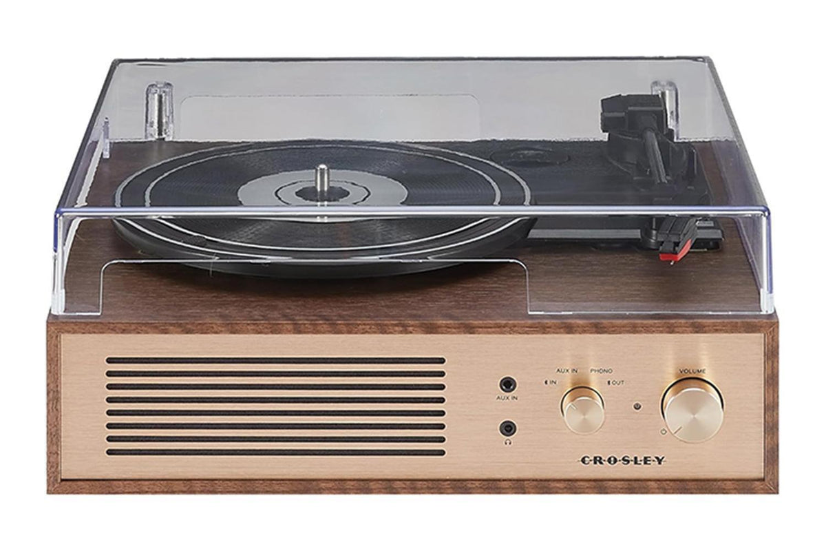 Crosley Miles Record Player Turntable | Bluetooth In Out | Walnut-6
