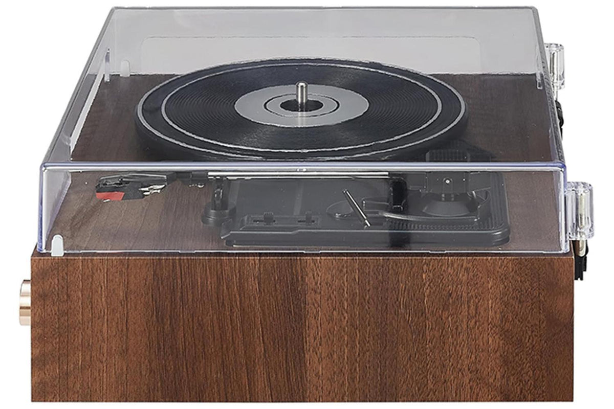 Crosley Miles Record Player Turntable | Bluetooth In Out | Walnut-7