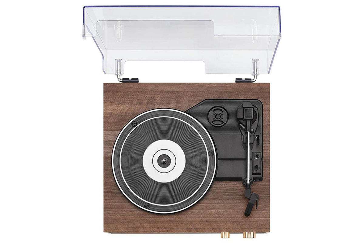 Crosley Miles Record Player Turntable | Bluetooth In Out | Walnut-9