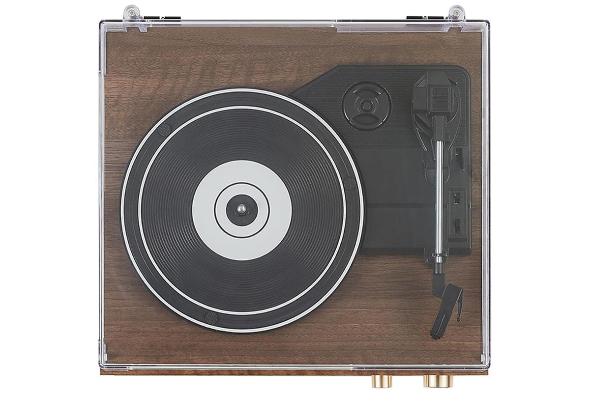 Crosley Miles Record Player Turntable | Bluetooth In Out | Walnut-10