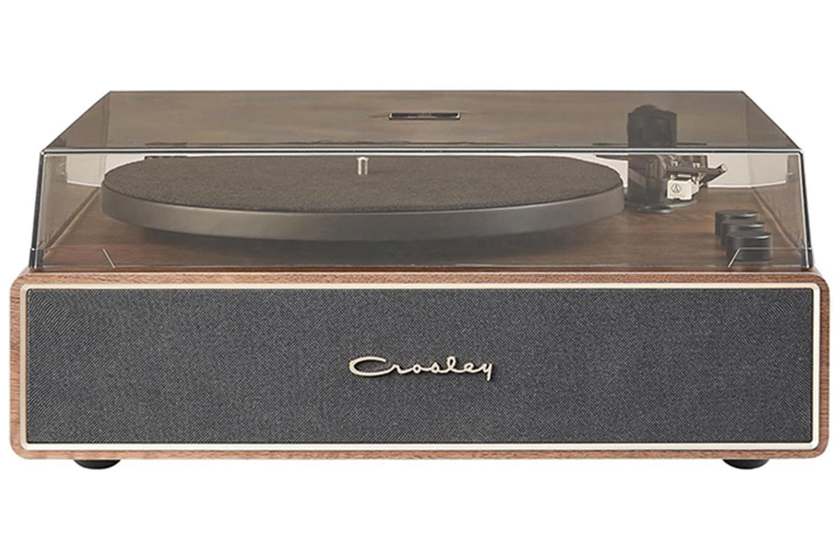 Crosley Stave Record Player Turntable | Bluetooth | Walnut | 2-Speed-6