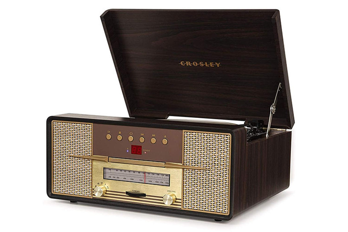 Crosley Rhapsody Entertainment Center | Record Player | Mahogany-2