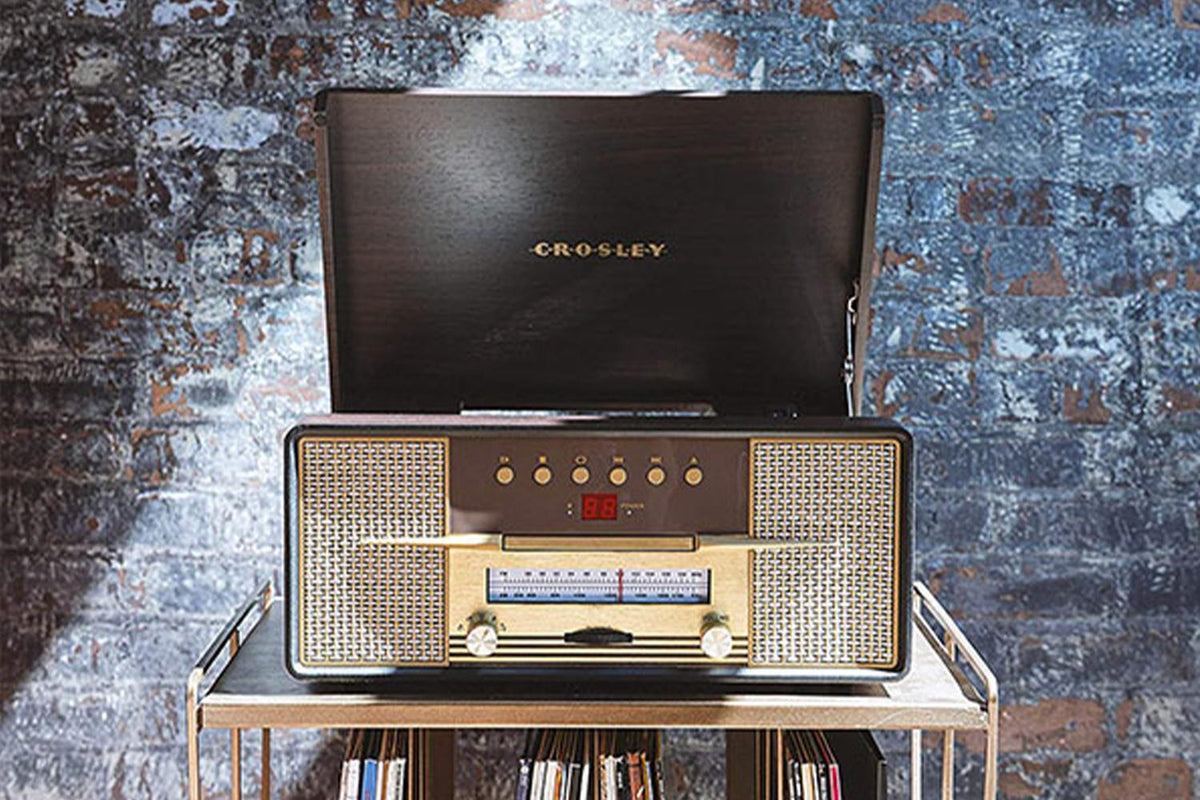 Crosley Rhapsody Entertainment Center | Record Player | Mahogany-6
