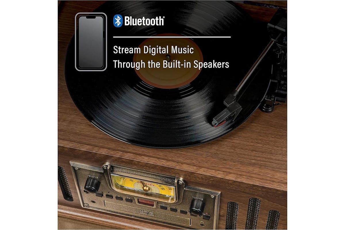 Crosley | Musician 8-in-1 Record Player | Walnut Finish-4