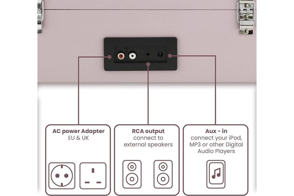 Crosley Voyager Record Player | Bluetooth | Amethyst-5