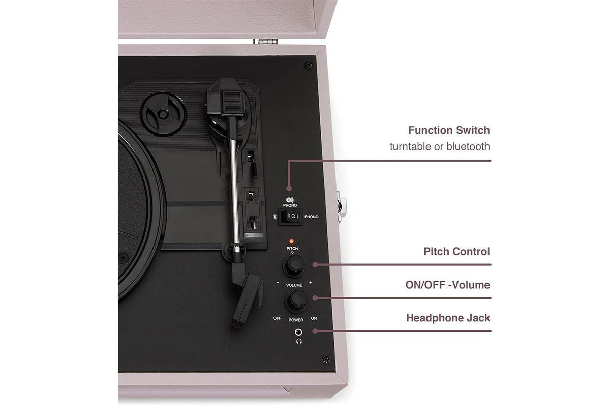 Crosley Voyager Record Player | Bluetooth | Amethyst-7