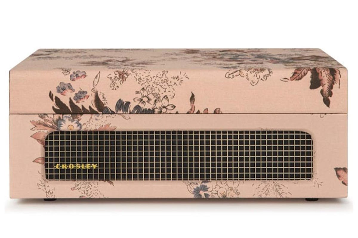 Crosley Voyager | Floral Turntable | Wood, Plastic, Metal-2