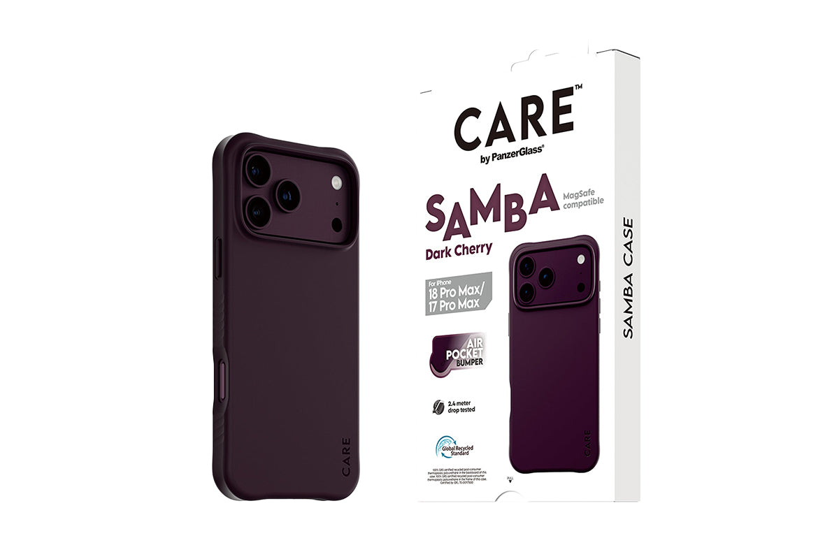 PanzerGlass CARE Samba 17/18 Pro Max MagSafe Case | Dark Cherry-6