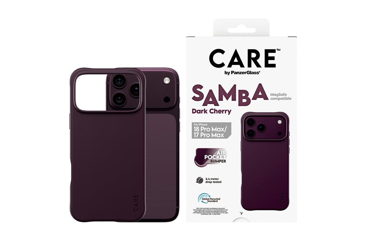 PanzerGlass CARE Samba 17/18 Pro Max MagSafe Case | Dark Cherry-2