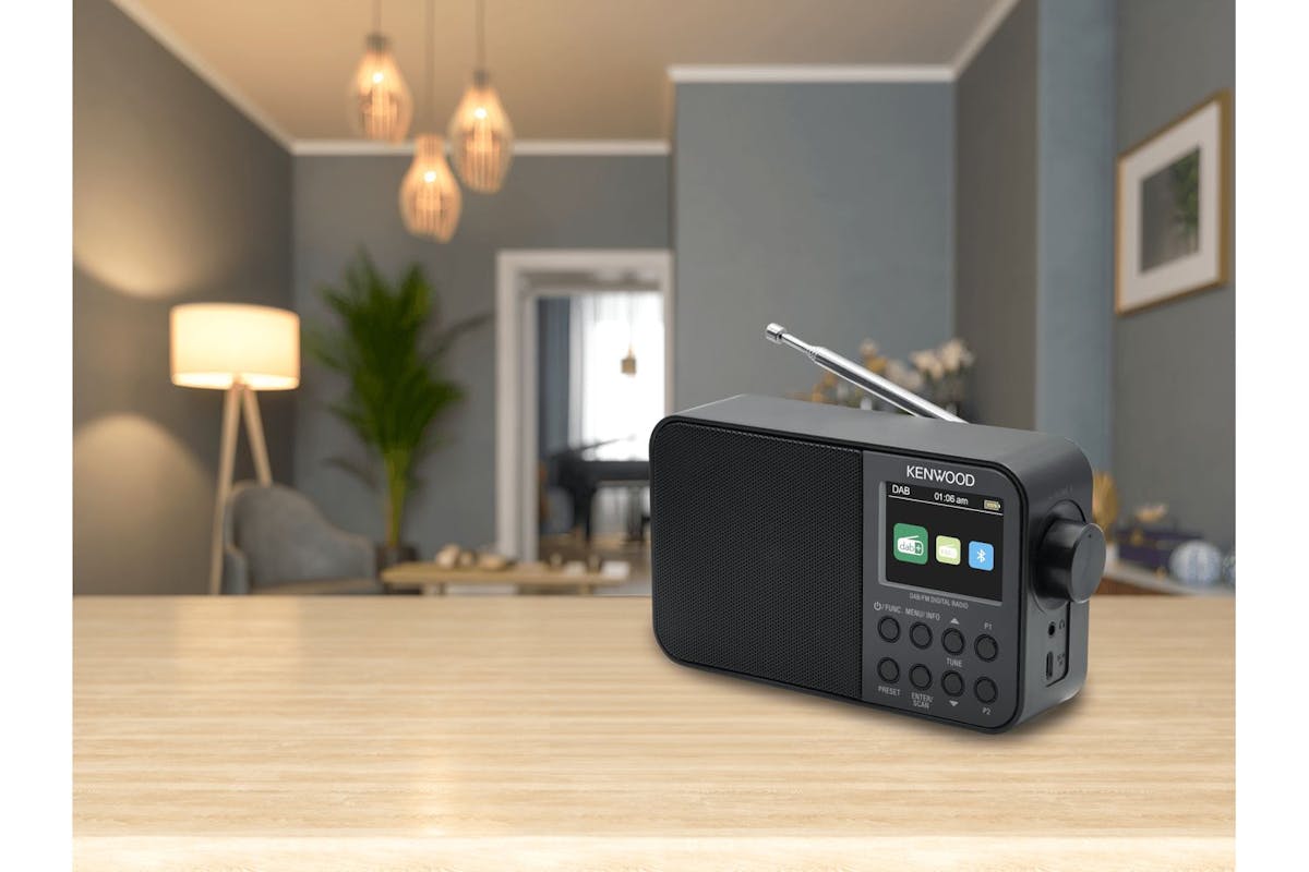 Kenwood | Compact Portable FM Dab Radio | Black-3
