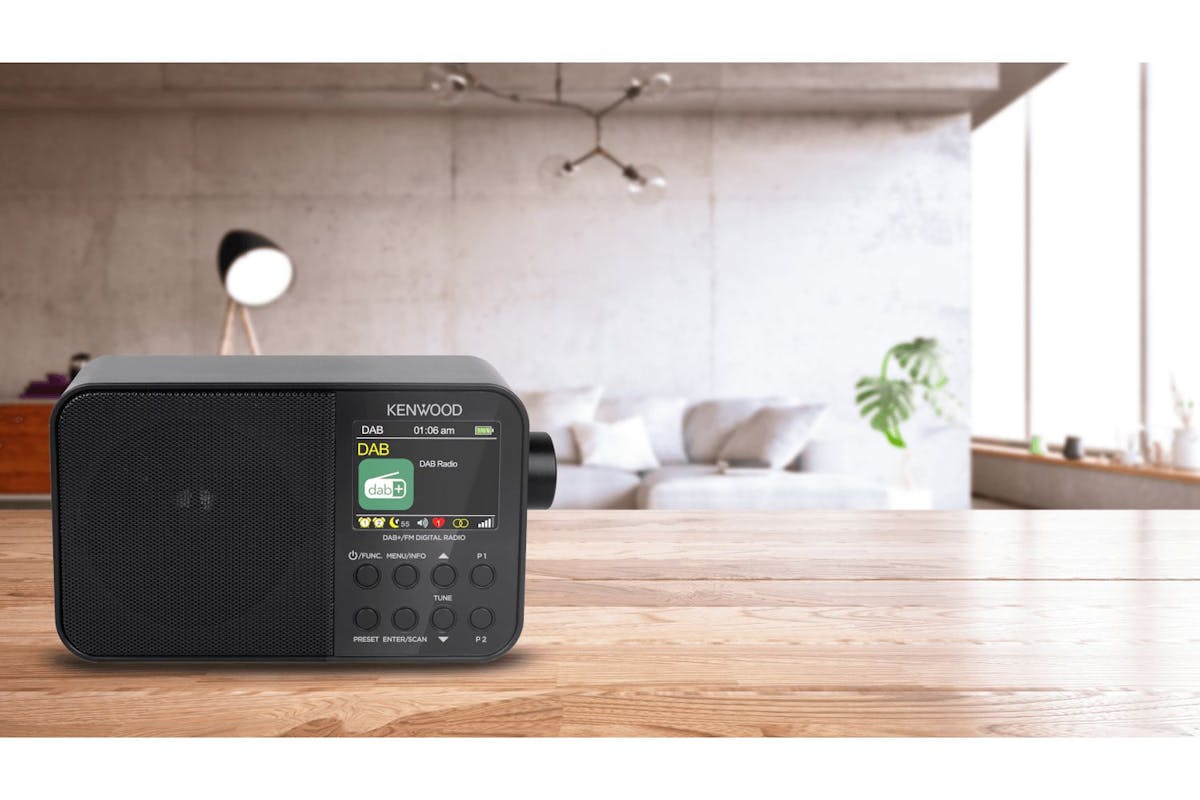 Kenwood | Compact Portable FM Dab Radio | Black-4