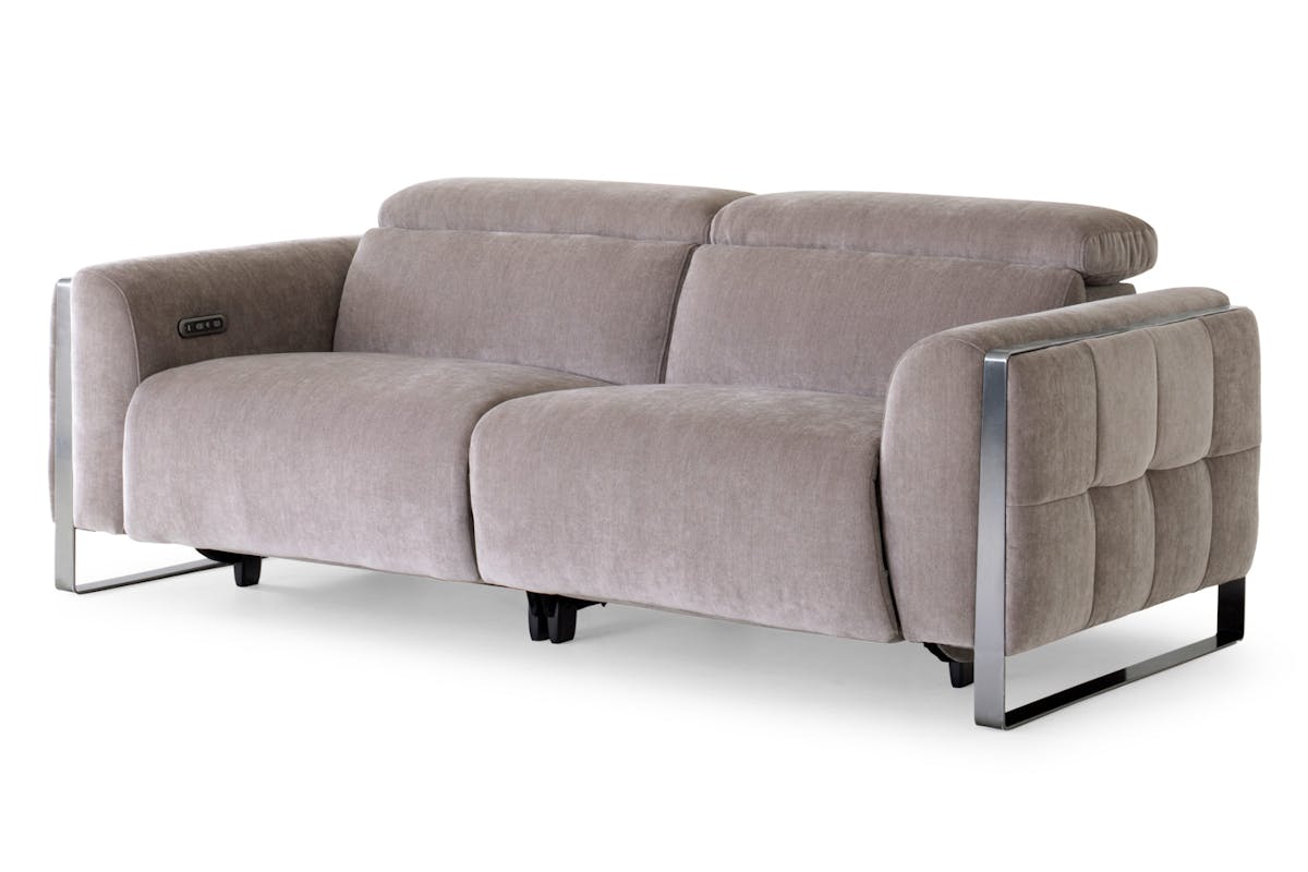 Cruz 2.5 Seater Sofa | Power Recliner | Nutmeg-4