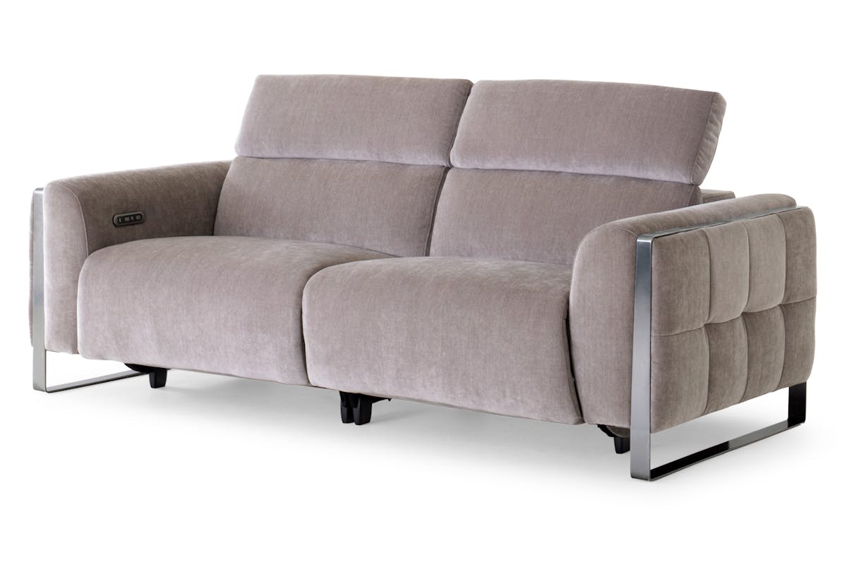 Cruz 2.5 Seater Sofa | Power Recliner | Nutmeg-5