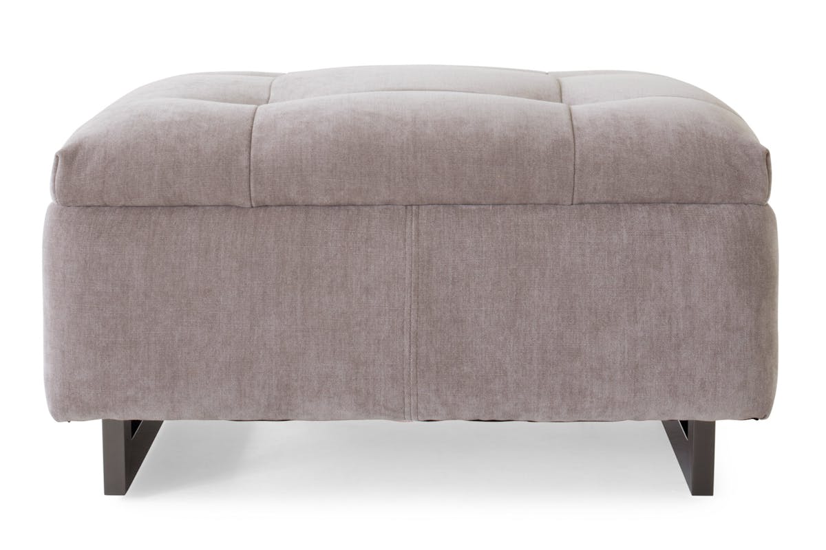 Cruz Footstool | Fabric | Nutmeg
