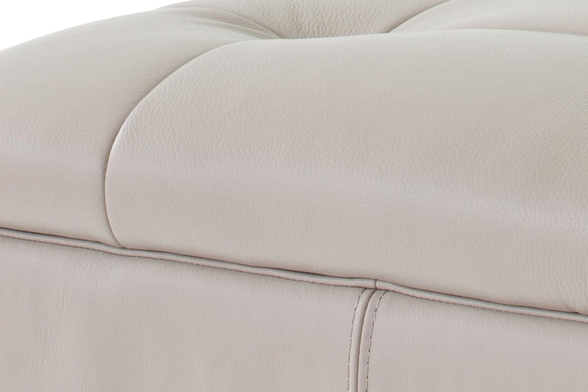 Cruz Footstool | Leather | Oyster-6