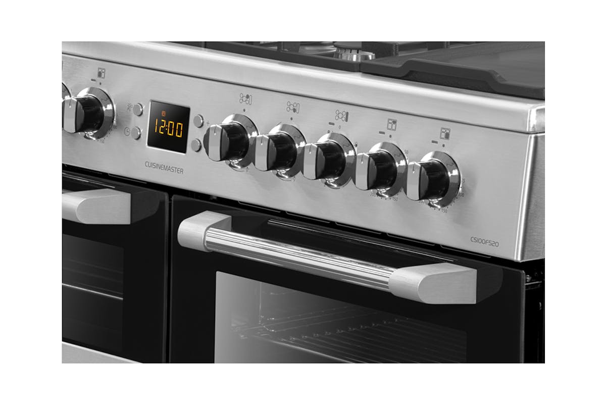 Leisure Cuisinemaster 100cm Dual Fuel Range Cooker | CS100F520X | Stainless Steel-3