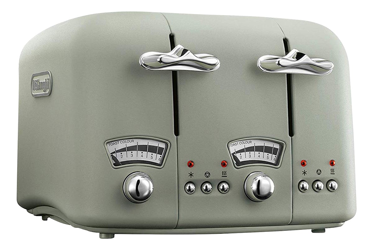 Delonghi Argento Flora 4 Slice Toaster | CT04GR | Green-5