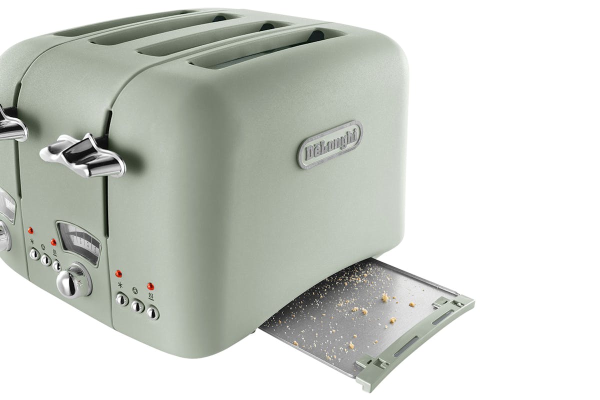 Delonghi Argento Flora 4 Slice Toaster | CT04GR | Green-3