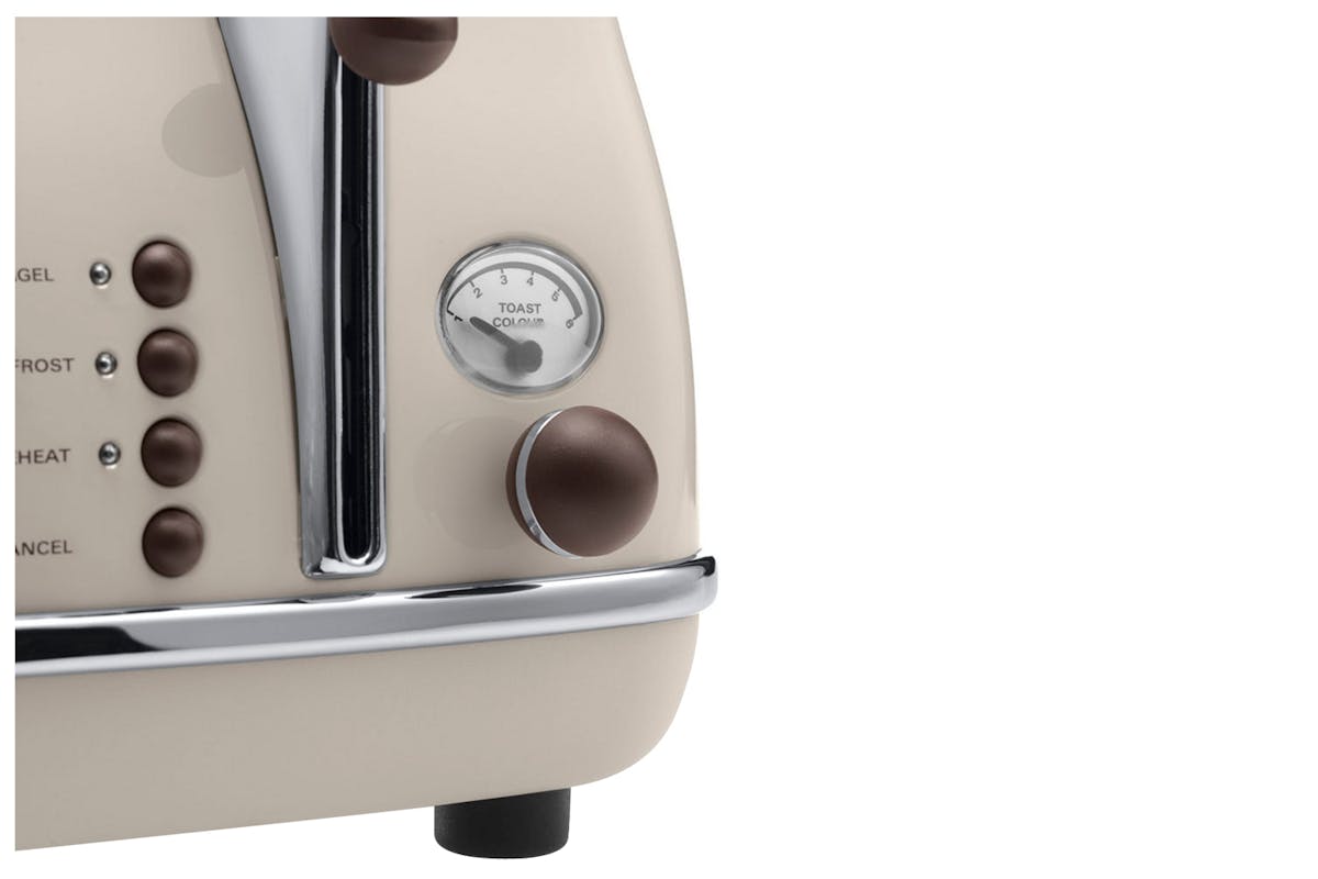 DeLonghi Icona Vintage 4 Slice Toaster | CTOV4003BG | Beige-4